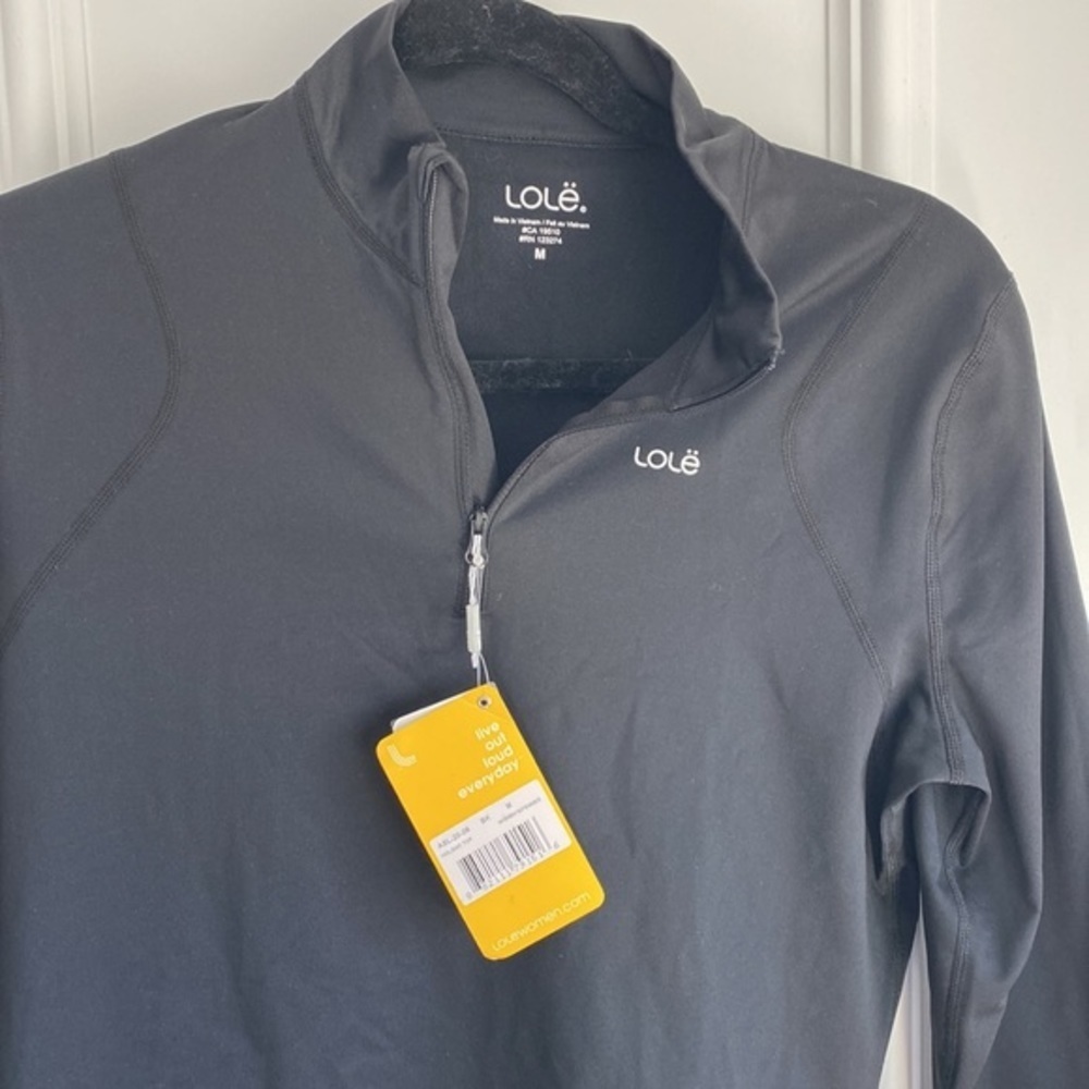 Lole Black Long Sleeve Top - Picture 2 of 5